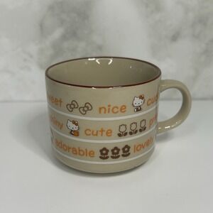 Sanrio Hello Kitty Ceramic Cup‎ Collectible Vintage Japan 1976 Rare 2.5"